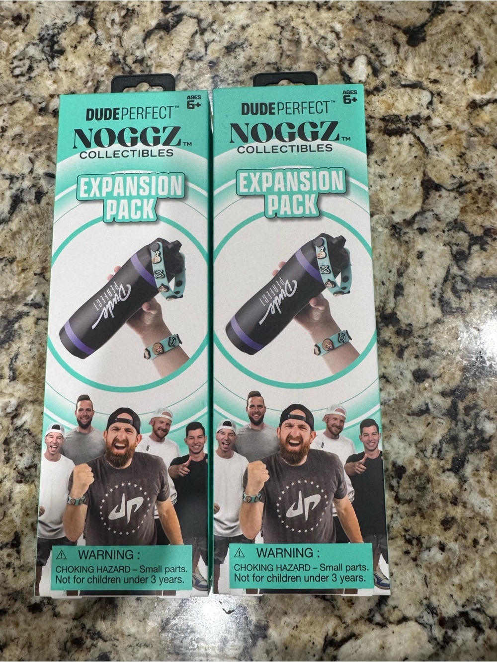 DUDEperfect Noggz Collectibles Expansion Pack - Teal/Black 2 packs